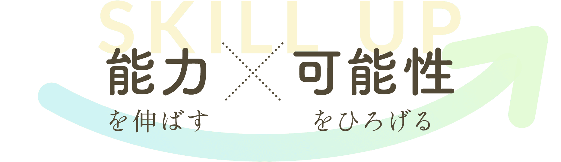 SKILL UP 能力を伸ばす・可能性をひろげる